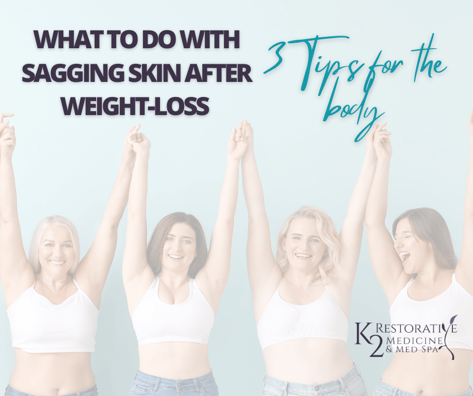 Sagging Skin after Weight loss what to do - 3 tips for the body.
