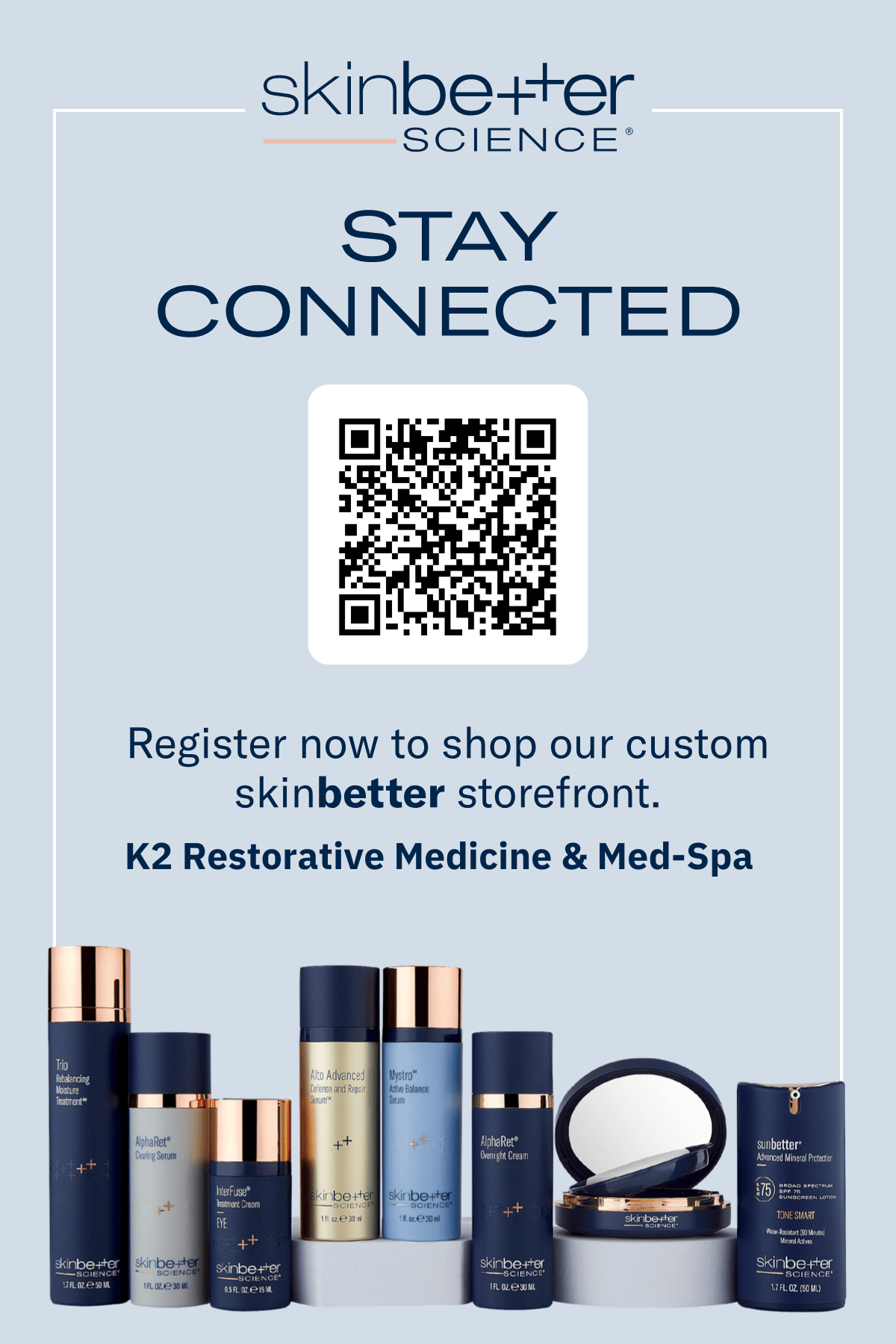 Skin better Science Products at K2 Medicine