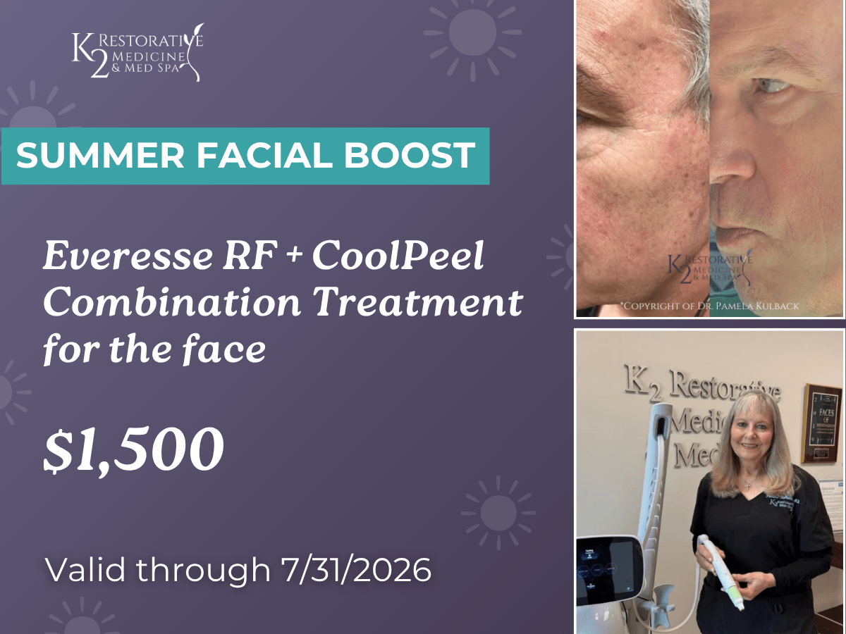 EVERESSE RF + COOLPEEL Special at K2 Restorative Medicine and Med Spa